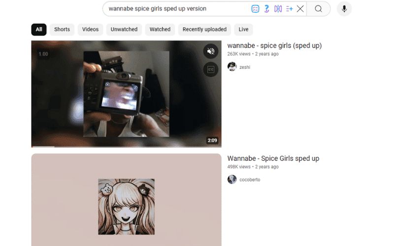 Find a Sped-Up Version