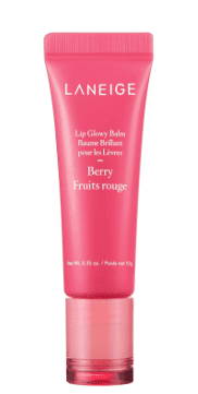 Laneige Fruit Rouge Berry Brightening Cream lip balm in a vibrant packaging, designed for moisturizing and brightening lips.