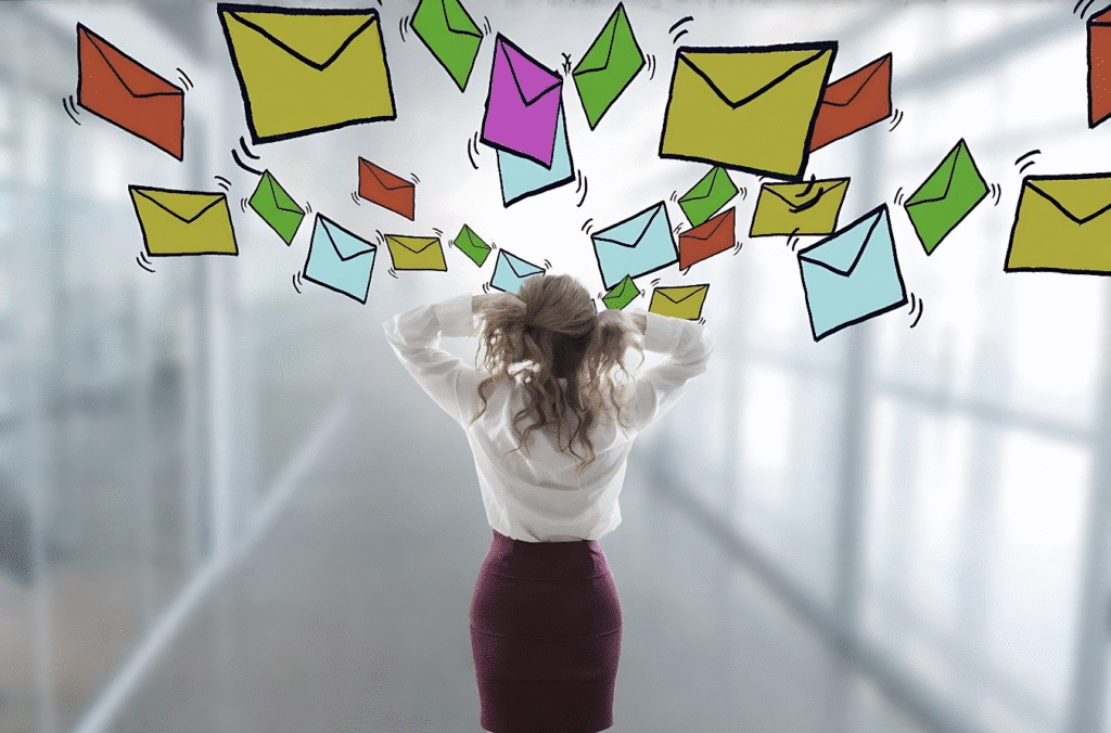 Image illustrating steps to launch an email marketing campaign with InboxDone's guidance.