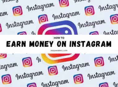 Infographic detailing How to Earn Money on Instagram, including brand partnerships and content monetization techniques.