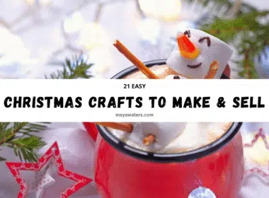 A collection Christmas Crafts to Make and Sell, including ornaments and decorations, designed for making and selling during the holiday season.