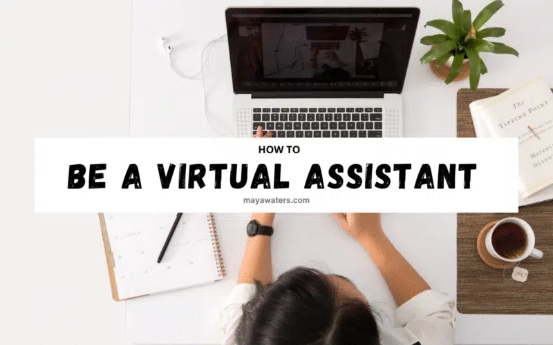 Infographic on how to become a virtual assistant, showcasing key skills, resources, and steps for aspiring professionals.