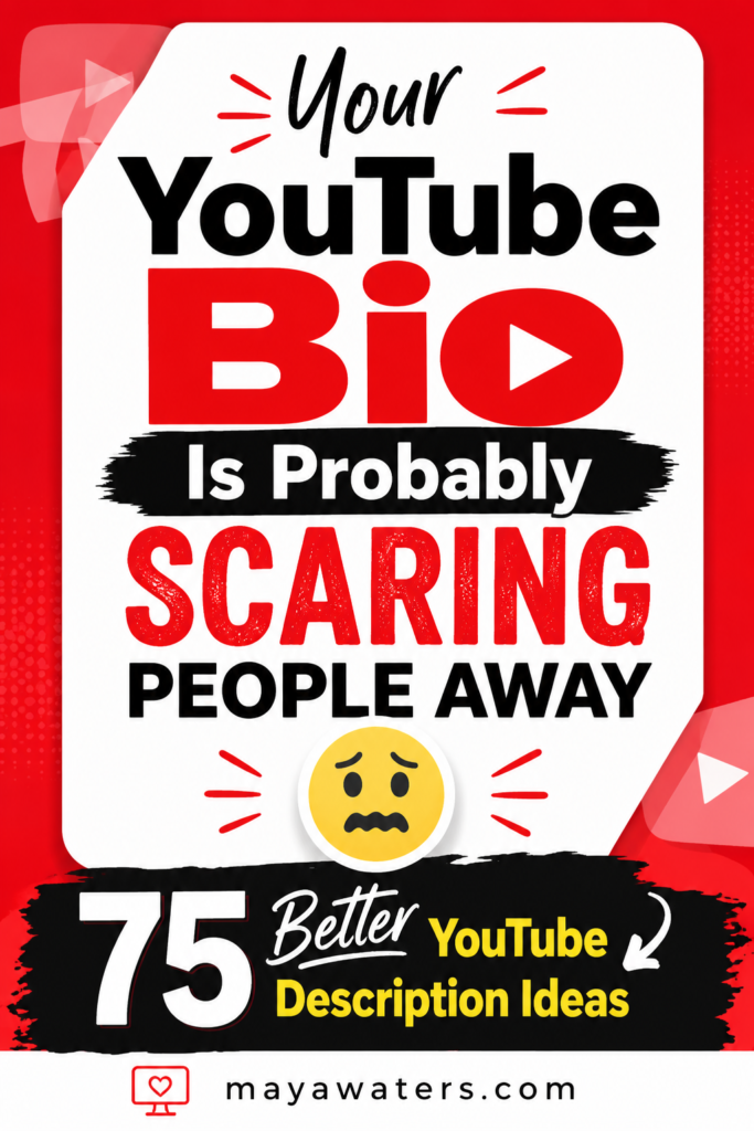 75 better YouTube description ideas to fix your channel bio and attract more viewers